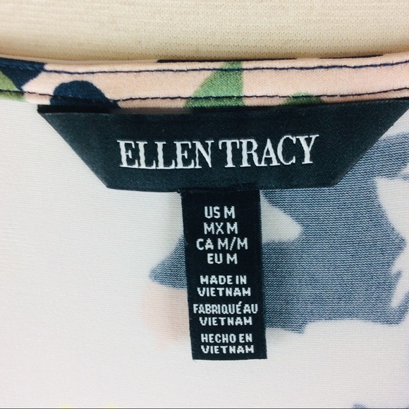 Ellen Tracy Gorgeous Comfy Printed Top Size (M) - Picture 9 of 10